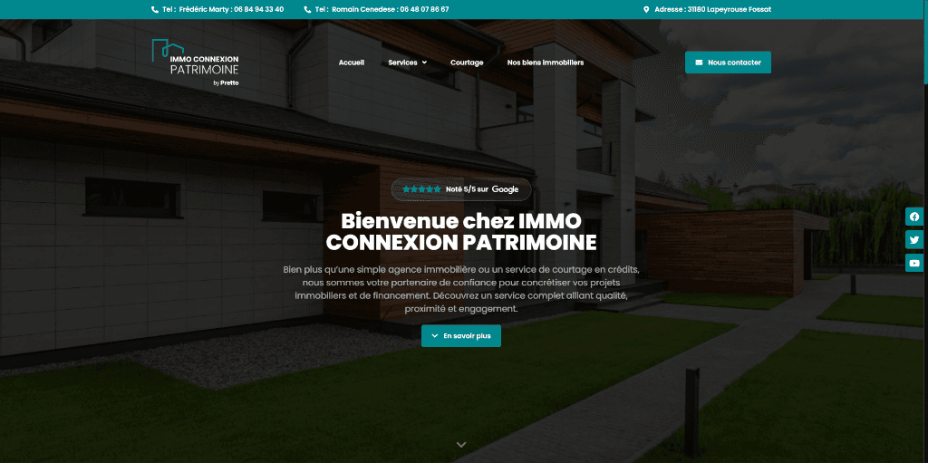 Étude de cas Immo Connexion