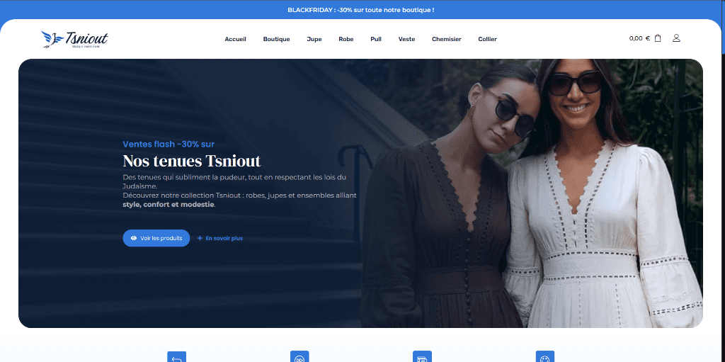 Étude de cas Tsniout Shop