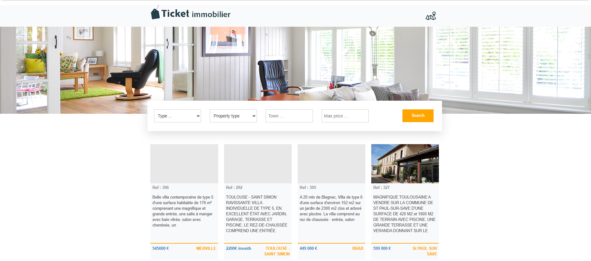 site ticket immo avant